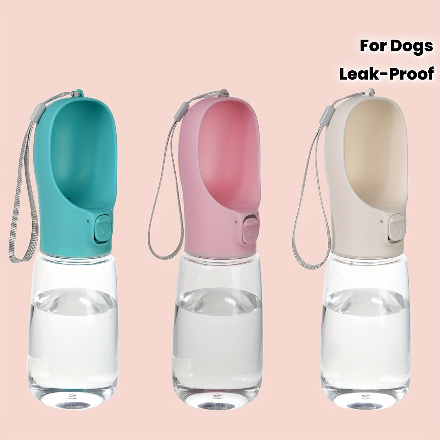 Bouteille d'eau étanche pour chiens - Solution indispensable pour abreuver votre chien lors de vos promenades en plein air, diverses couleurs