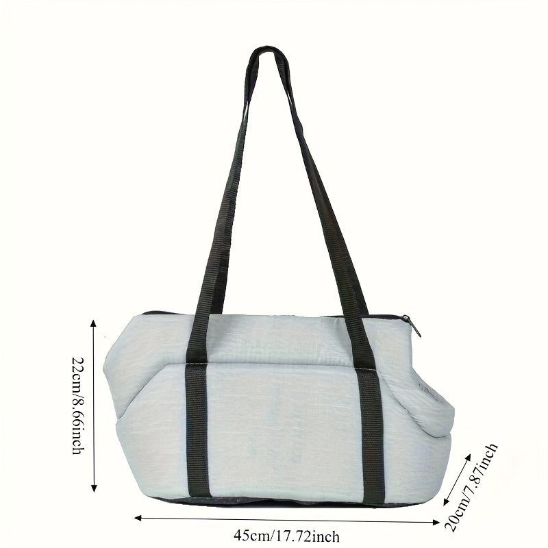 Sac de transport pour chien et chat, à porter sur l'épaule, chaud et confortable pour votre compagnon à 4 pattes, lavable en machine