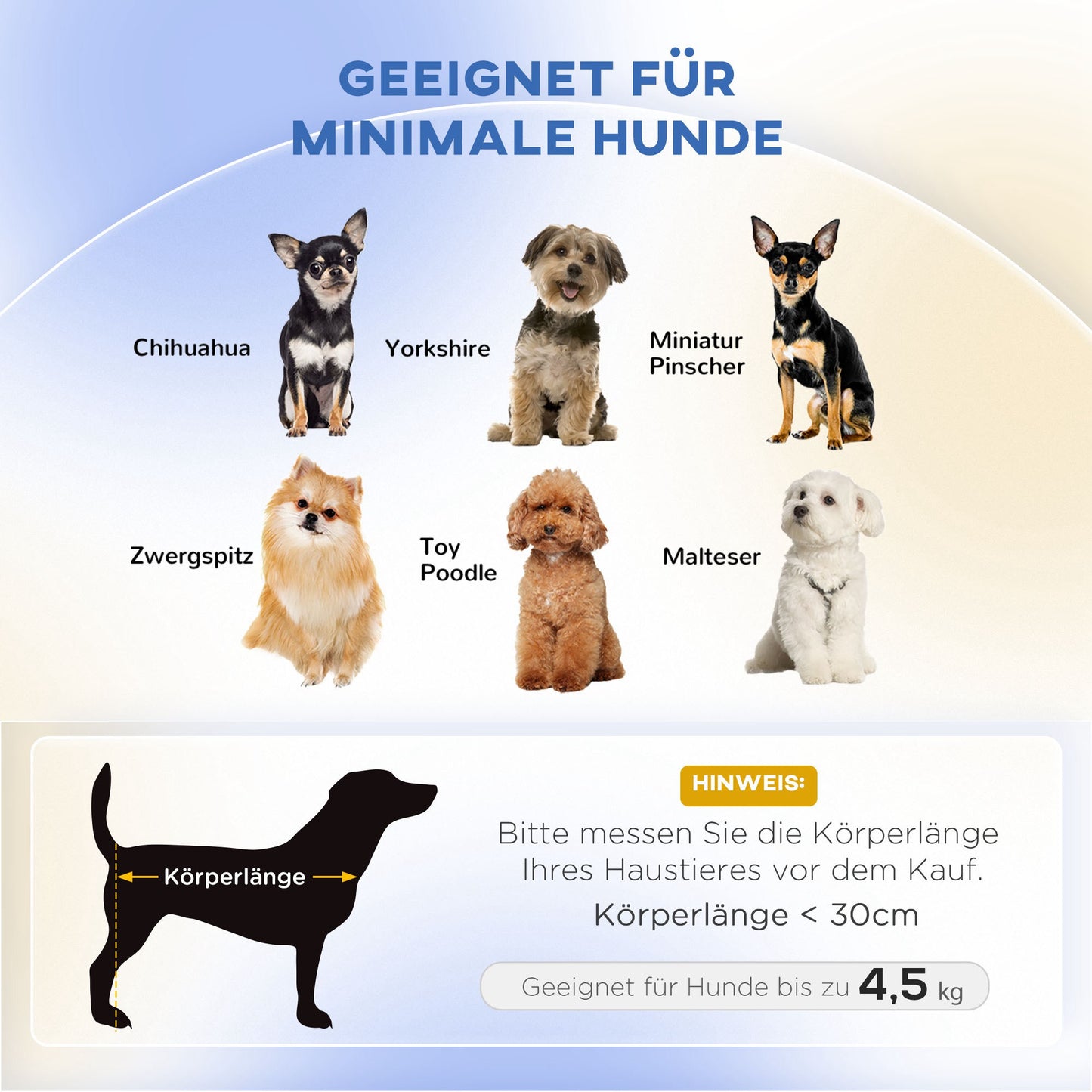 Canapé pour chien et chat, rembourré en mousse, armature en bois résistante, design moderne, gris et blanc