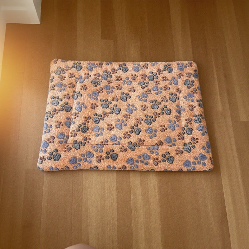 Tapis pour chien et chat, en peluche toute douce, bien chaud et confortable, motifs divers