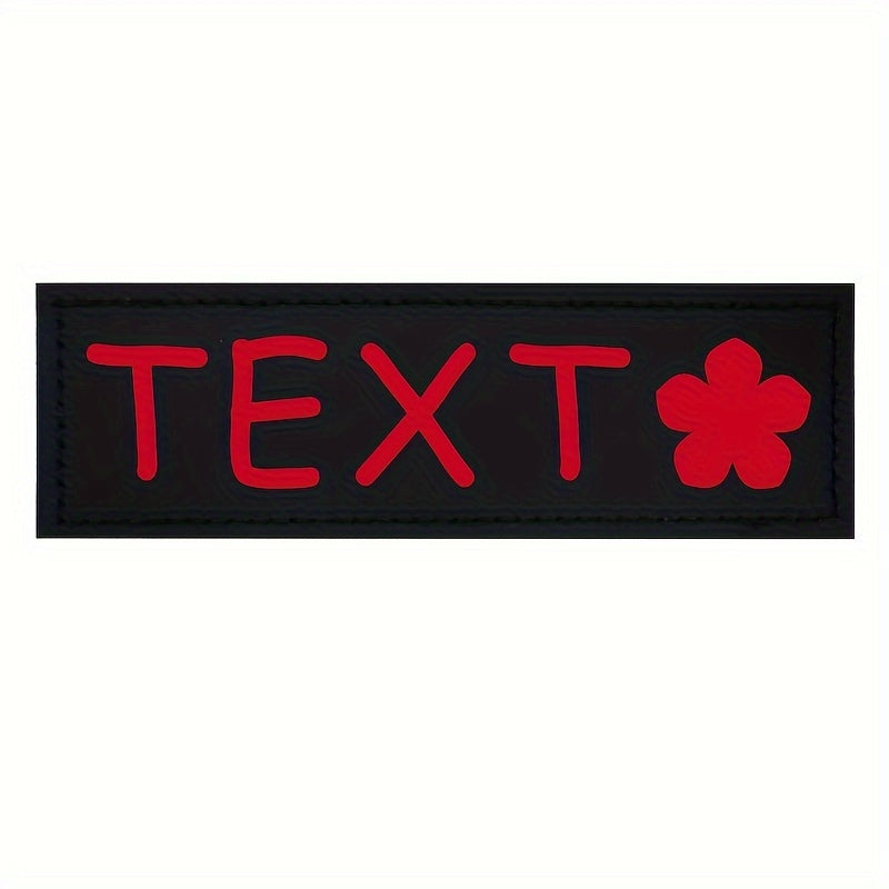 9 Colors Available Custom Pet Patches for Dog Harness Vest with Custom Name Traction Accessories
