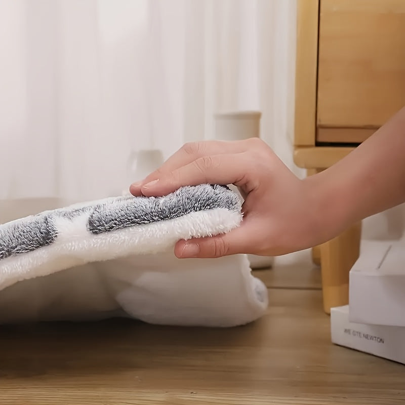Tapis pour chien et chat, en peluche toute douce, bien chaud et confortable, motifs divers