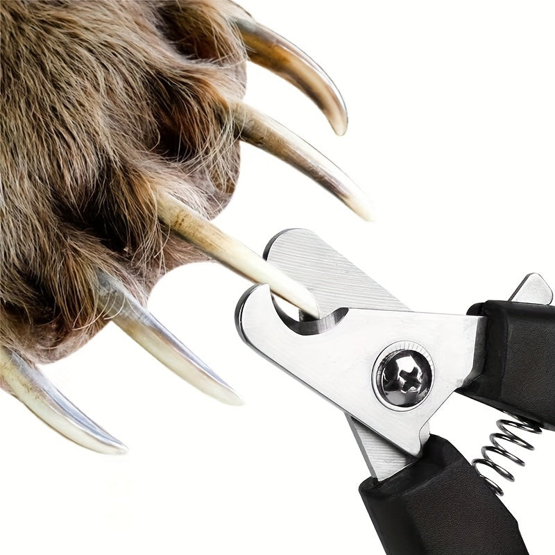 Coupe-ongles pour animaux de compagnie, pince spéciale pour les ongles/griffes des chiens et chats, noir et rouge