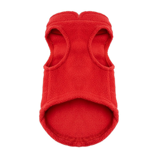 Ensemble de 2 gilets pour chiens avec adorable imprimé lapin pour Pâques, polaire doux et chaud, facile à enfiler