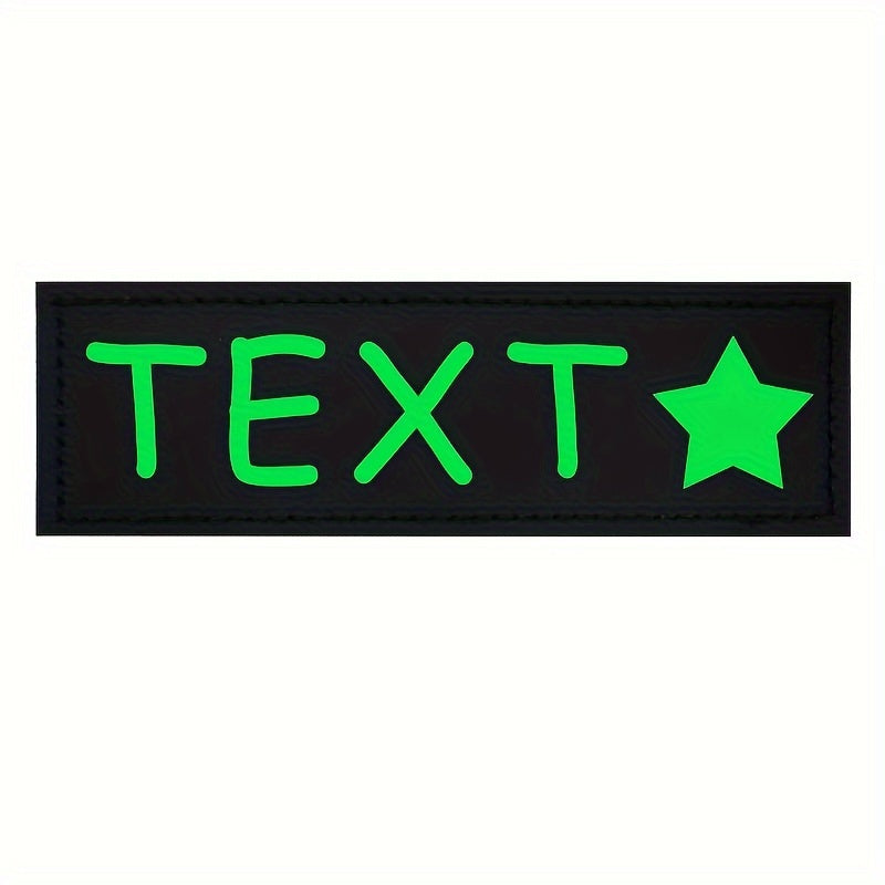 9 Colors Available Custom Pet Patches for Dog Harness Vest with Custom Name Traction Accessories