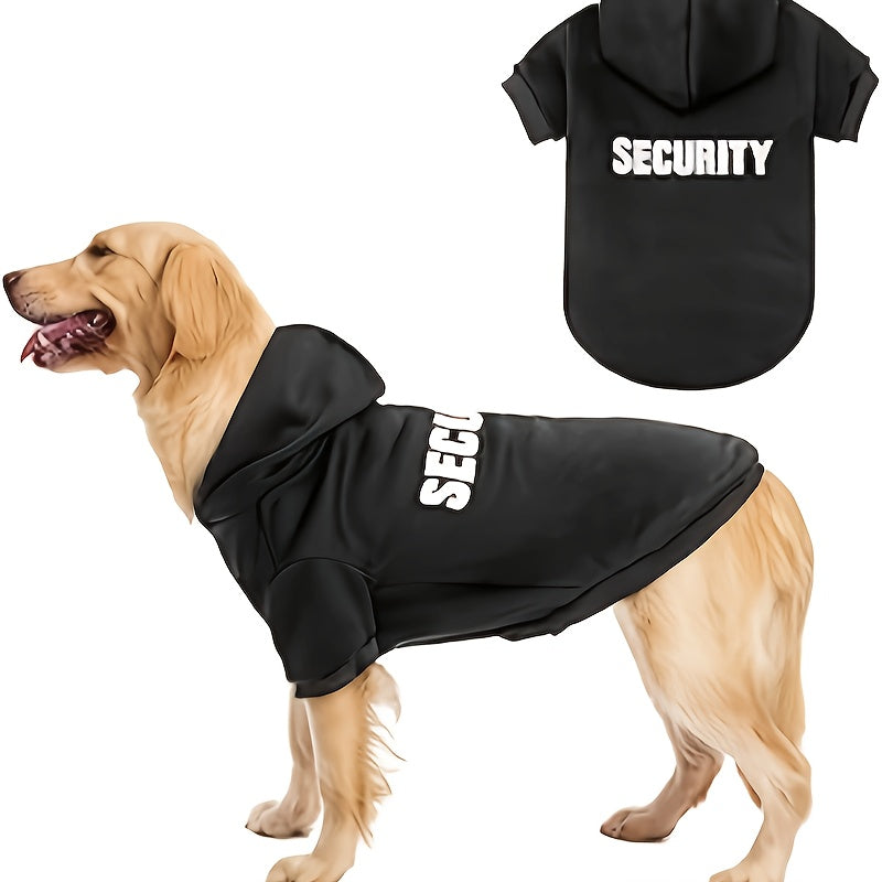 Sweat à capuche pour chien  SECURITY, pull doux et chaud pour chiens de taille moyenne et grande