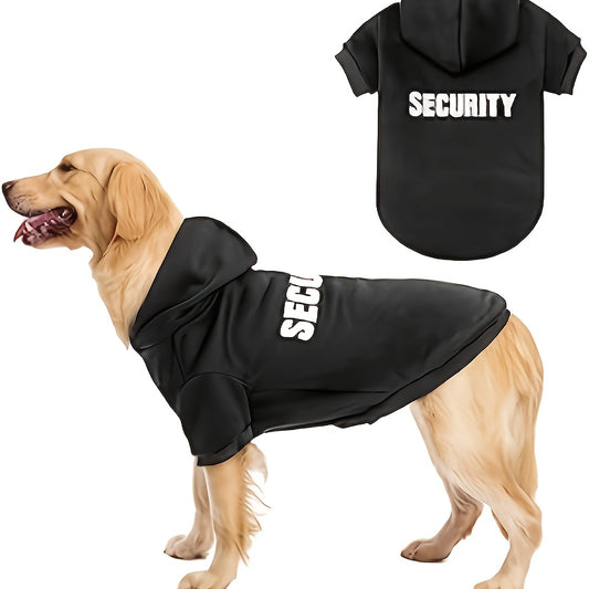 Sweat à capuche pour chien  SECURITY, pull doux et chaud pour chiens de taille moyenne et grande