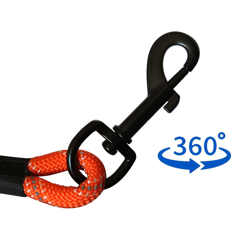 Laisse d'entraînement pour chien de 20 m et 30 m, deux crochets pivotants à 360°, adaptée à l'entraînement au rappel, au camping, à la promenade dans le jardin, etc., matériau en polypropylène, pour chiens de toutes tailles, diverses couleurs