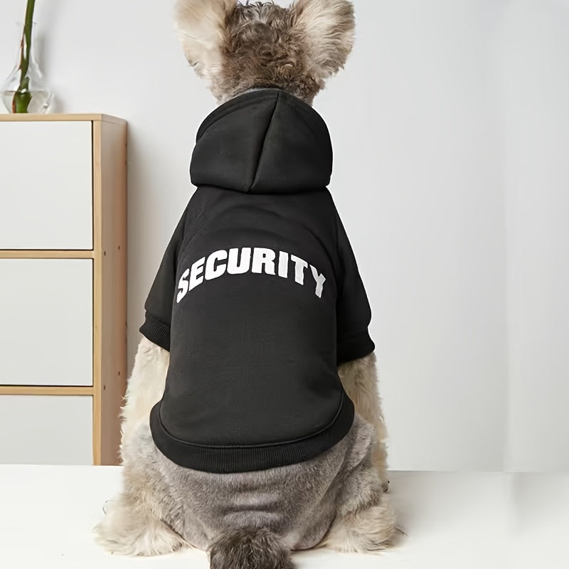 Sweat à capuche pour chien  SECURITY, pull doux et chaud pour chiens de taille moyenne et grande