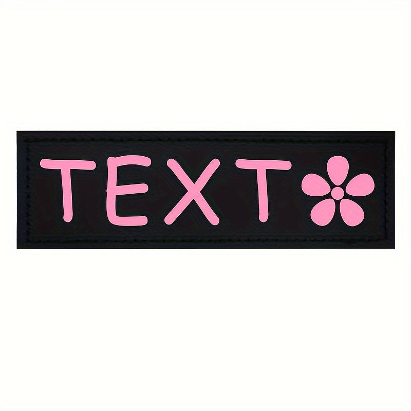 9 Colors Available Custom Pet Patches for Dog Harness Vest with Custom Name Traction Accessories
