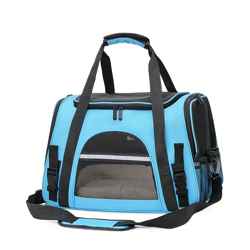 Sac de transport pour chien et chat, conçu en maille pour une aération totale et un confort optimal de votre animal, divers coloris