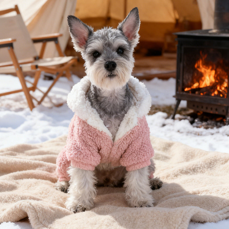 Sweat à capuche pour chien en forme de lapin, costume mignon pour Pâques tout doux et tout chaud, pour petits chiens