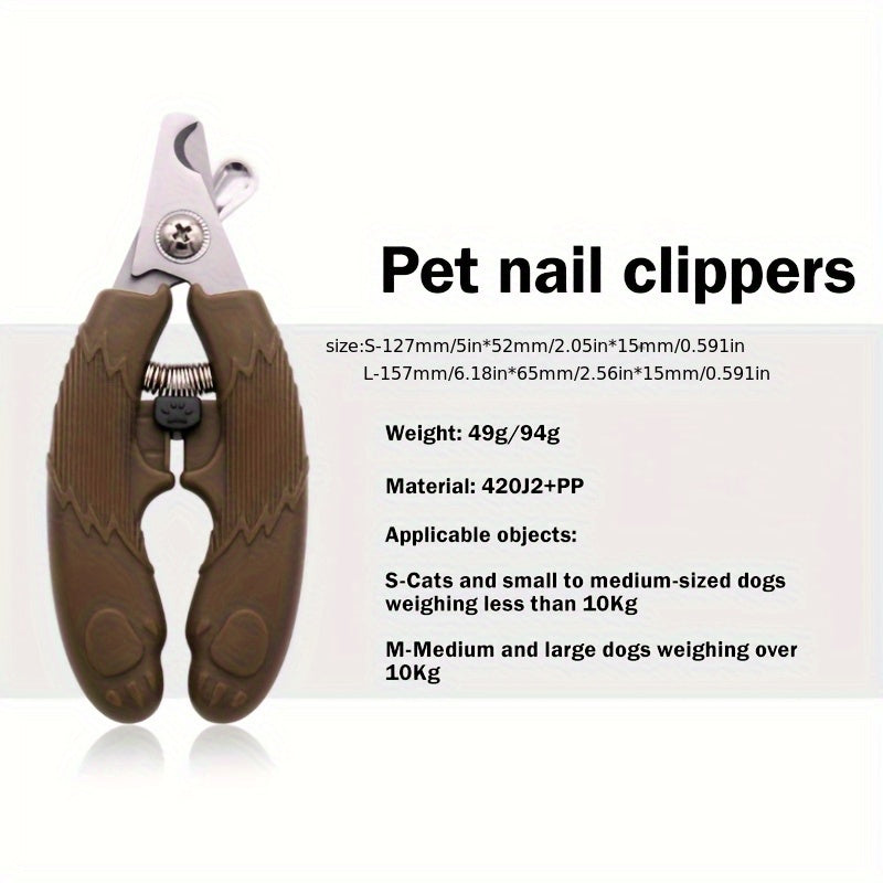 Coupe-ongles sécurisé pour animaux de compagnie, diverses couleurs