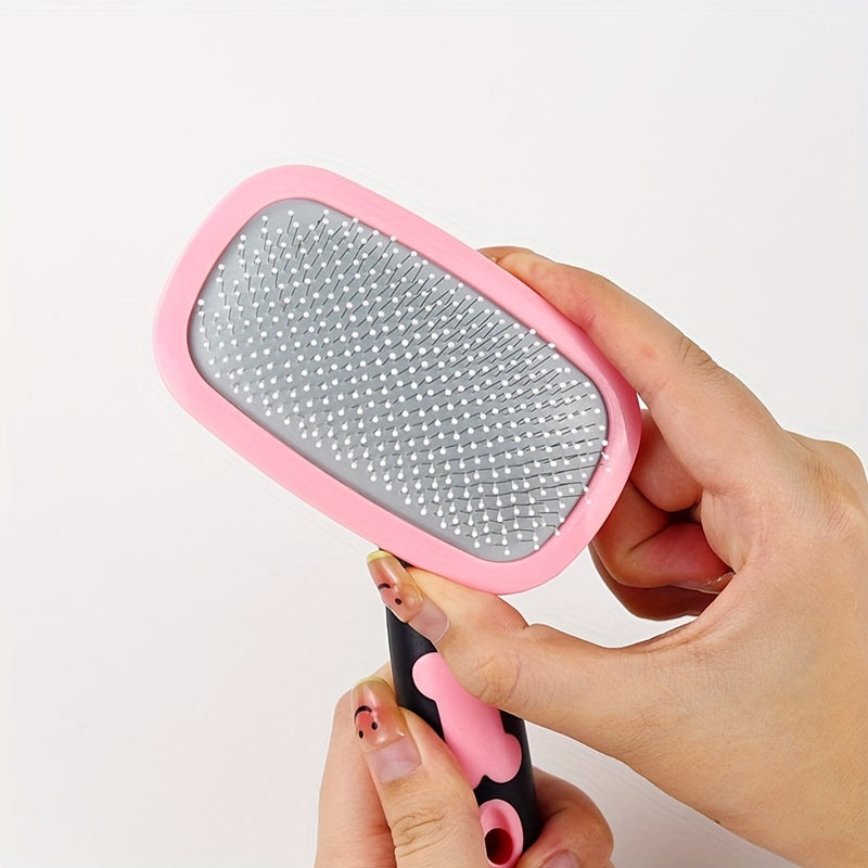 Brosse de toilettage pour chiens et chats pour éliminer les poils morts, diverses couleurs