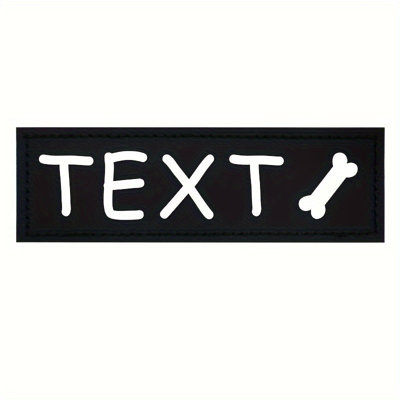 9 Colors Available Custom Pet Patches for Dog Harness Vest with Custom Name Traction Accessories