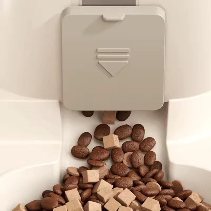 Mangeoire pour animaux de grande capacité avec distributeur d'eau automatique intégré, bol pour nourriture pour chat, bol pour nourriture pour chien