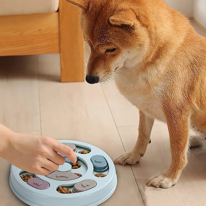 Distributeur de nourriture, jouets éducatifs et interactifs pour chiens. Mangeoire lente