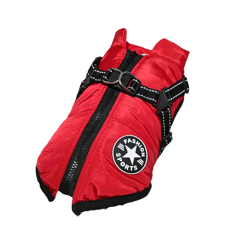Manteau pour chiens chauds et imperméable. Design "Fashion sport", diverses couleurs