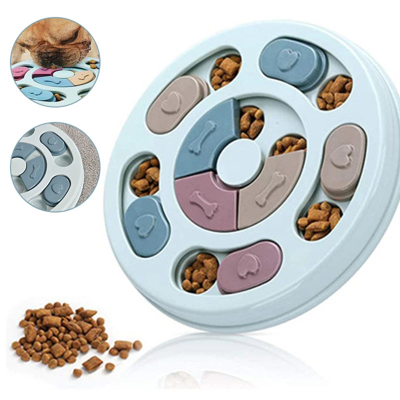 Distributeur de nourriture, jouets éducatifs et interactifs pour chiens. Mangeoire lente