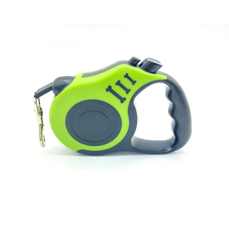 Laisse rétractable pour chiens de petite et moyenne taille, dispositif de traction télescopique automatique portable, diverses couleurs