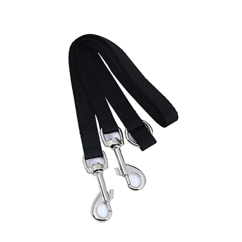 Laisse double pour promenade en extérieur de deux chiens, diverses couleurs