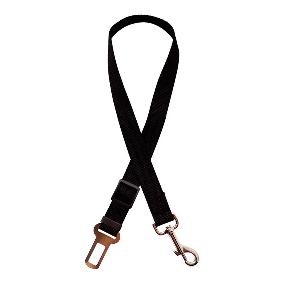 Ceinture de sécurité pour chien et chat, réglable en nylon, diverses couleurs