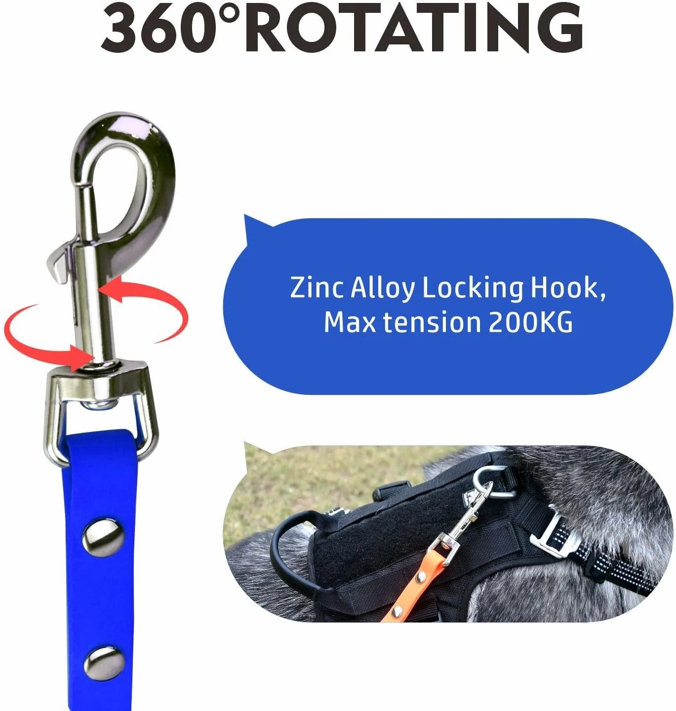 Longue laisse imperméable en pvc pour chien, facile à nettoyer, disponible en 3m, 5m, 10m, 15m pour la marche ou l'entrainement, diverses couleurs