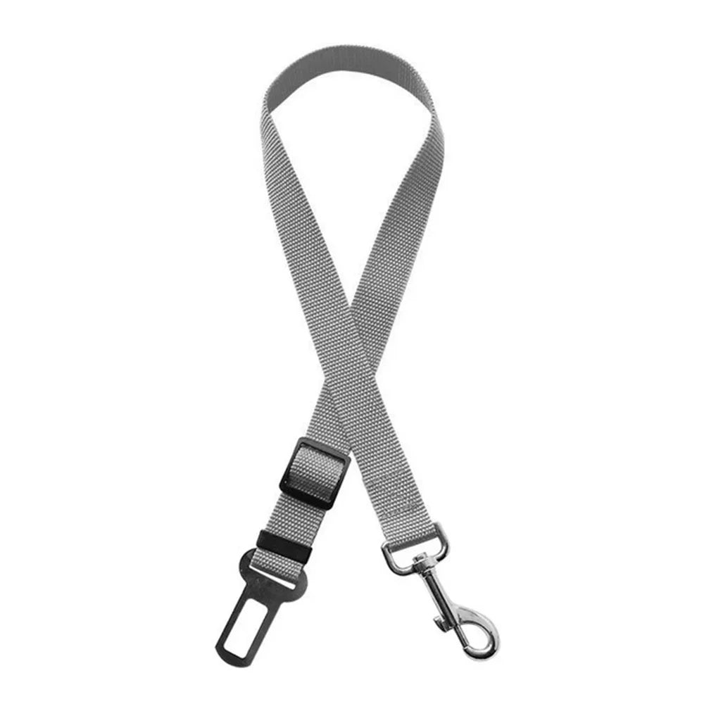 Ceinture de sécurité pour chien et chat, réglable en nylon, diverses couleurs
