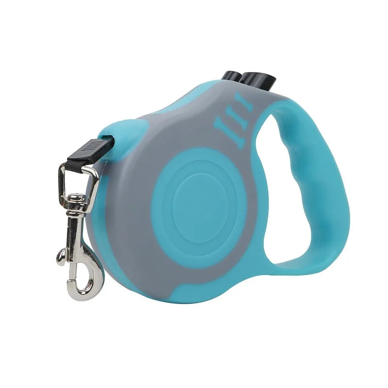 Laisse rétractable pour chiens de petite et moyenne taille, dispositif de traction télescopique automatique portable, diverses couleurs