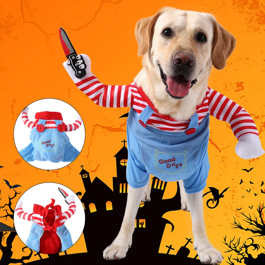 Costume pour chien et chat, de XS à XL, 2 couleurs