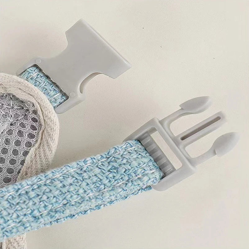 Harnais ourson pour chien avec laisse assortie, pour petits et moyens chiens, diverses couleurs