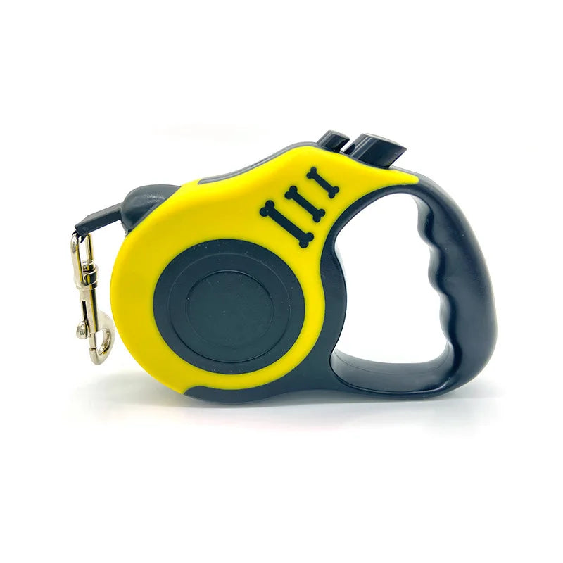 Laisse rétractable pour chiens de petite et moyenne taille, dispositif de traction télescopique automatique portable, diverses couleurs