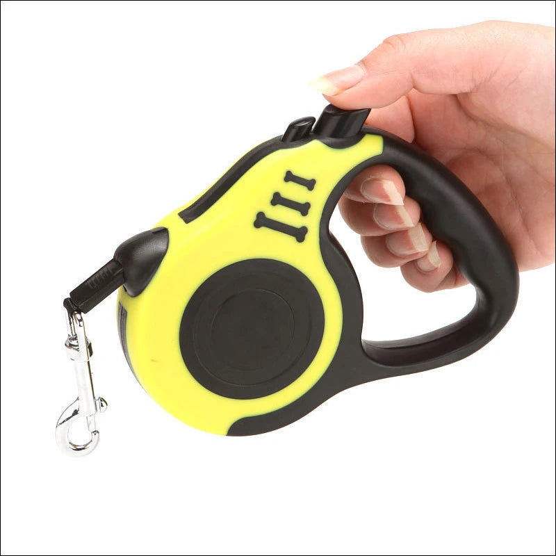 Laisse rétractable pour chiens de petite et moyenne taille, dispositif de traction télescopique automatique portable, diverses couleurs
