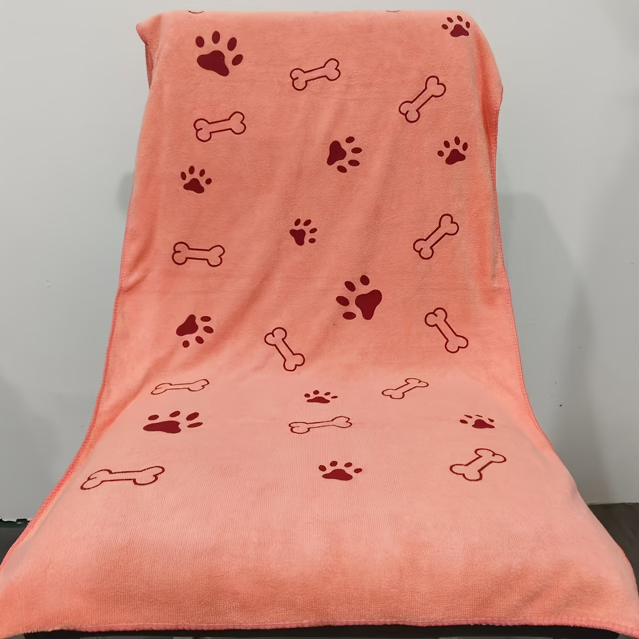 Serviette ultra-absorbante pour chiens et chats, en microfibre, motifs mignons, diverses couleurs
