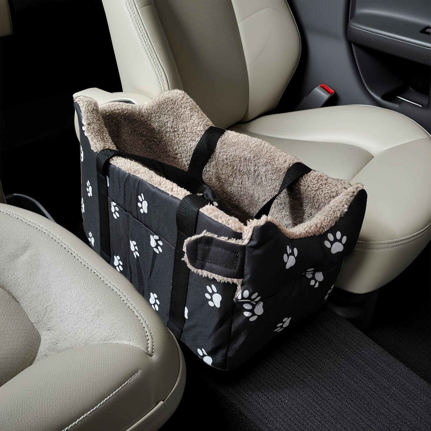 Sac de transport confortable pour chien et chat, rembourré en peluche, très chaud et douillet.