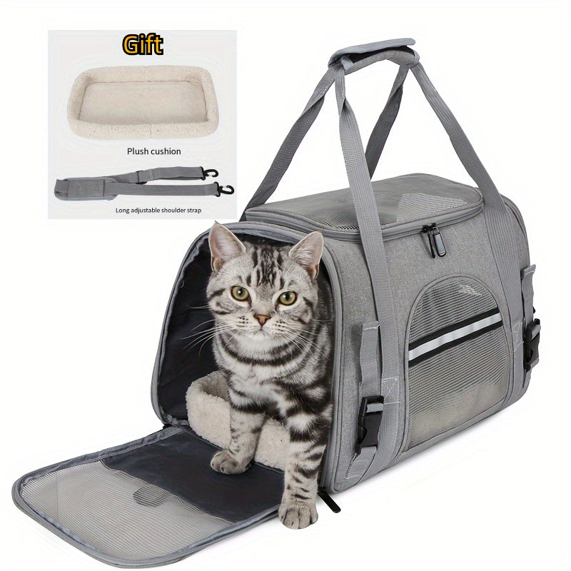Sac de transport pour chien et chat, conçu en maille pour une aération totale et un confort optimal de votre animal, divers coloris
