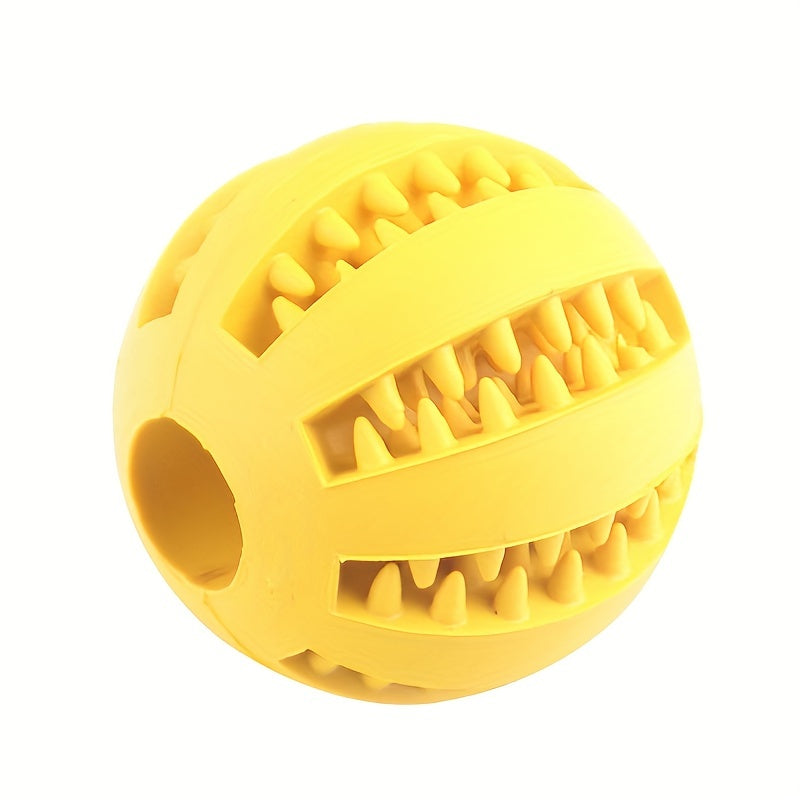 Jouet interactif en forme de balle pour chien, distributeur lent de friandise, diverses couleurs