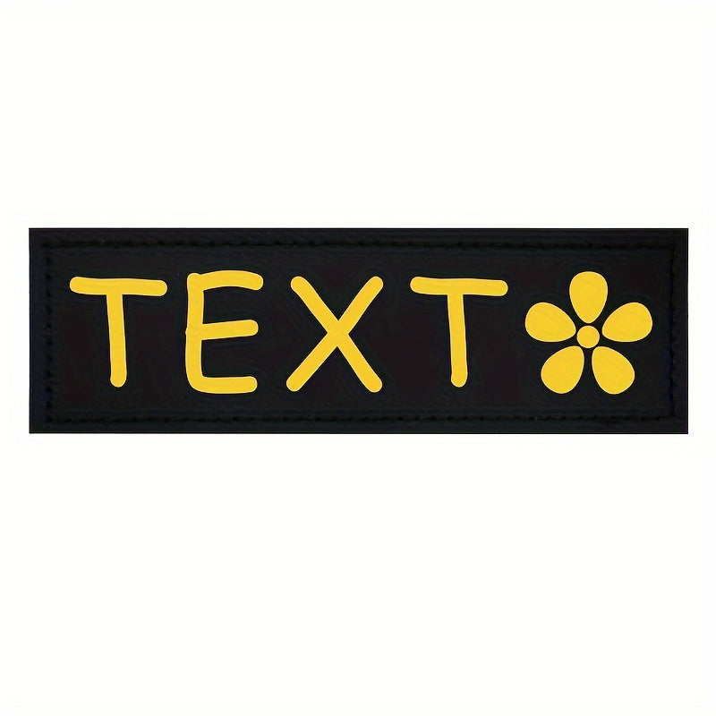 9 Colors Available Custom Pet Patches for Dog Harness Vest with Custom Name Traction Accessories