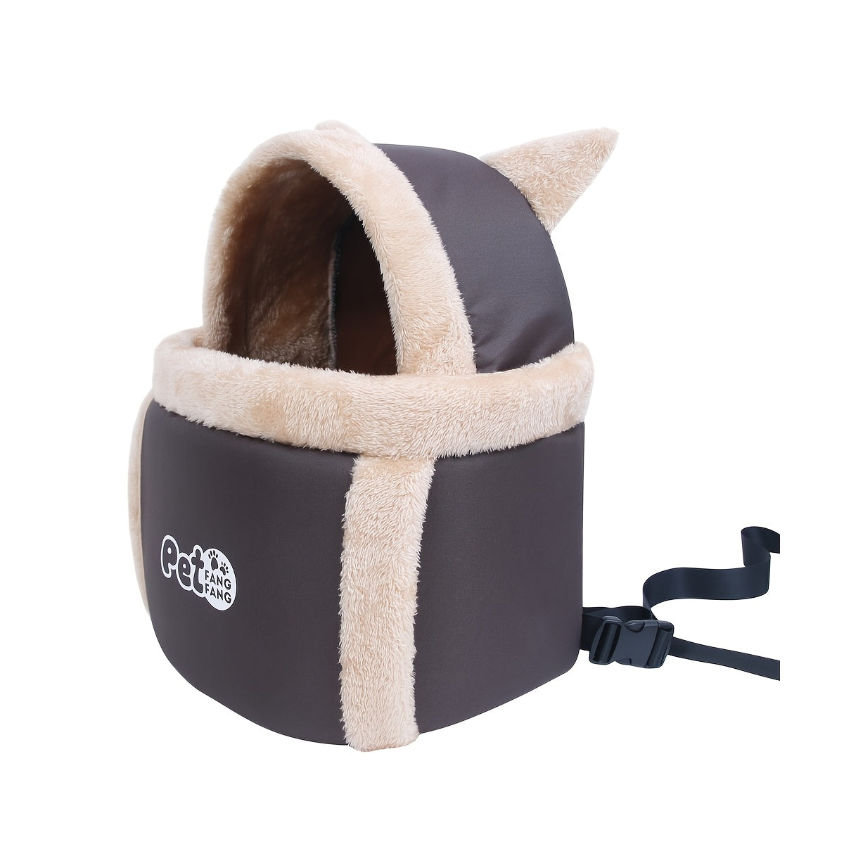 Sac de transport pour chat et petit chien, grande capacité pour rester au chaud en hiver, avec un harnais de sécurité, doux et respirant, design mignon, diverses couleurs