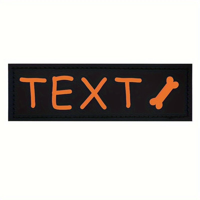 9 Colors Available Custom Pet Patches for Dog Harness Vest with Custom Name Traction Accessories