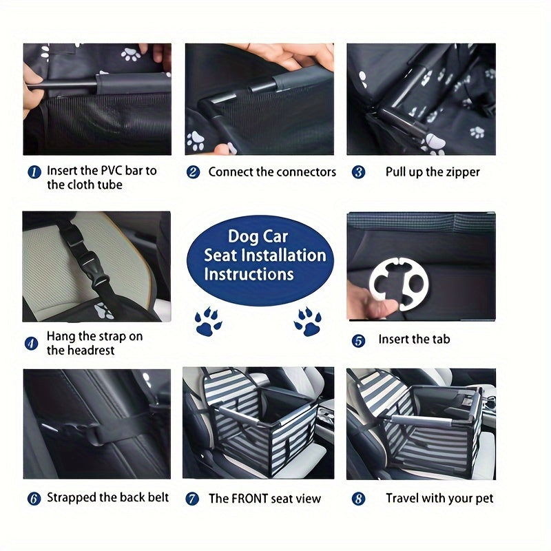 Cage de transport en tissus pour chien et chat, attaches de sécurité à l'intérieur, robuste, disponible dans différents coloris