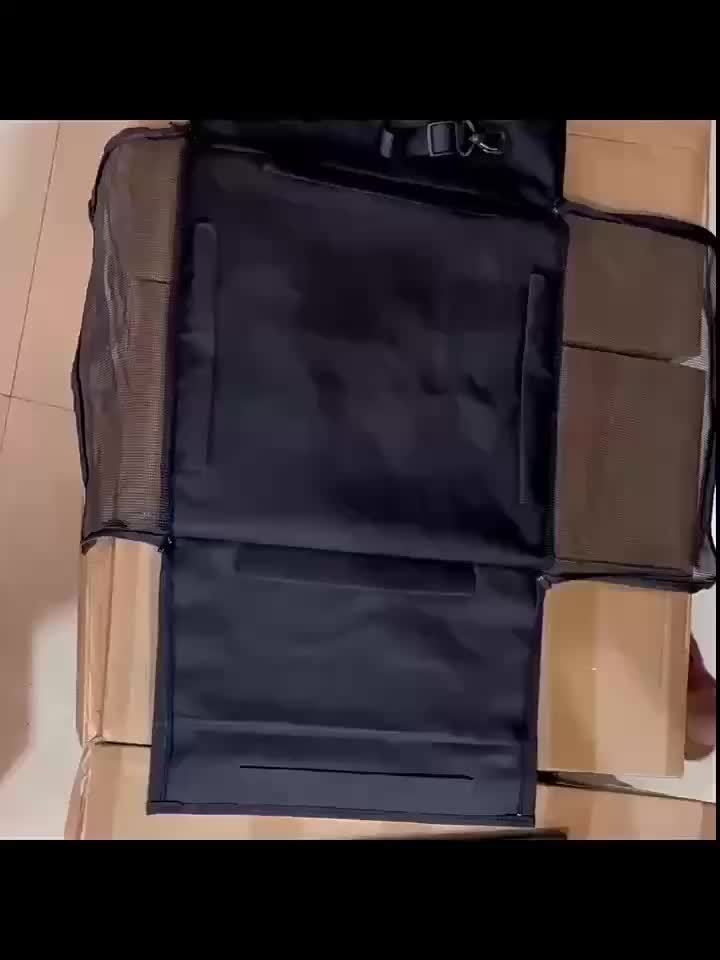 Cage de transport en tissus pour chien et chat, attaches de sécurité à l'intérieur, robuste, disponible dans différents coloris