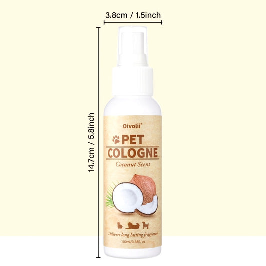 Spray parfumé spécialement formulé qui offre un parfum durable, garantissant que votre adorable compagnon se démarque lors des promenades et apporte une énergie rafraîchissante à sa vie.