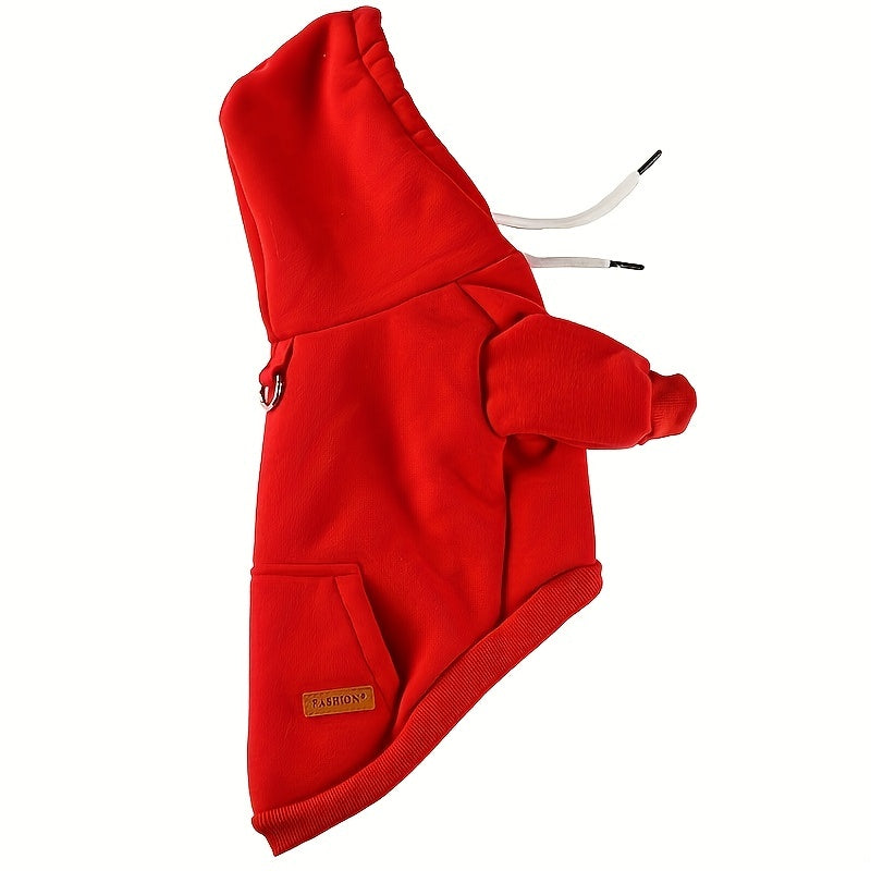 Sweat à capuche pour petits chiens, 65 % polyester, 35 % laine