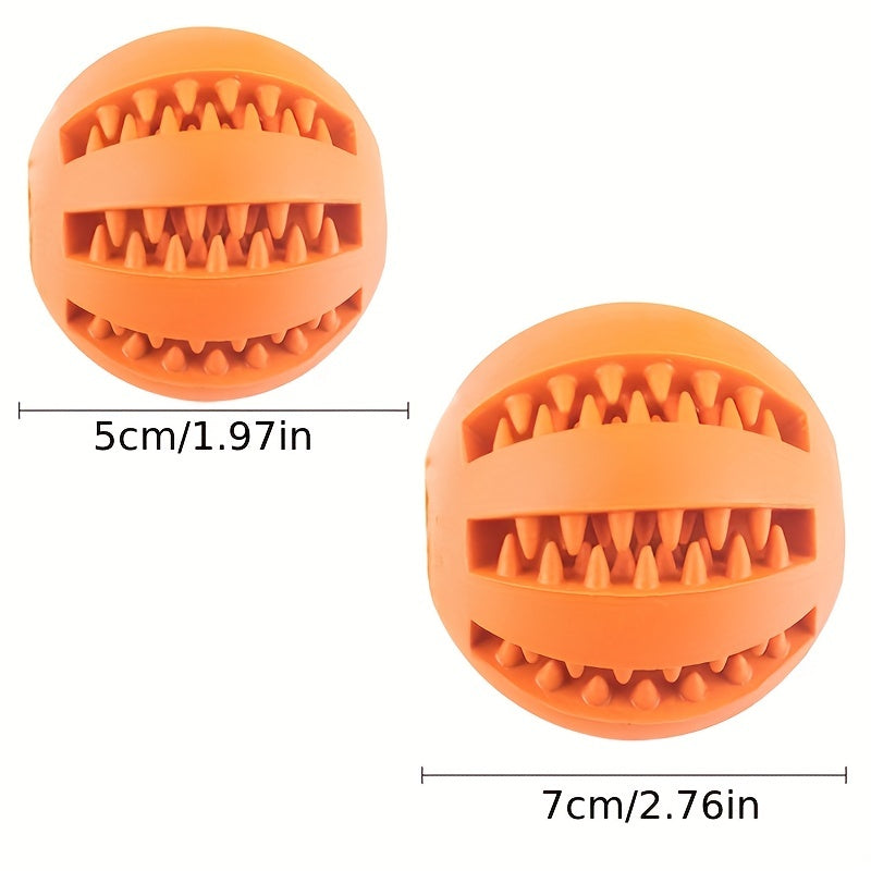 Jouet interactif en forme de balle pour chien, distributeur lent de friandise, diverses couleurs