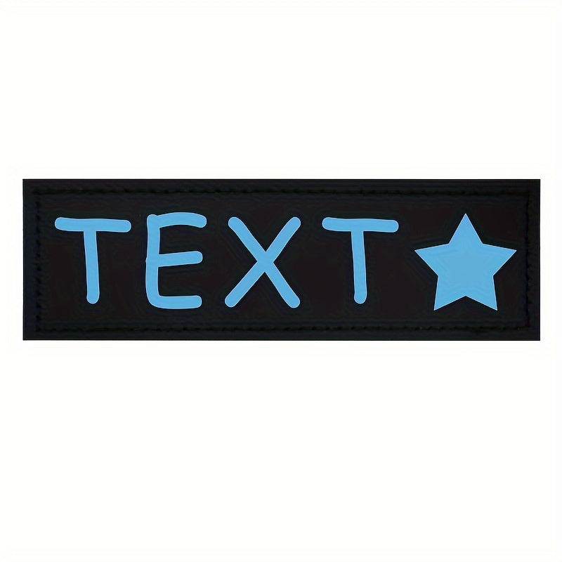 9 Colors Available Custom Pet Patches for Dog Harness Vest with Custom Name Traction Accessories