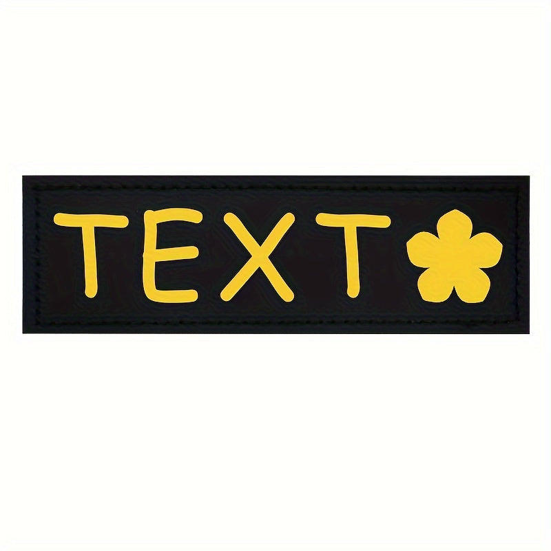 9 Colors Available Custom Pet Patches for Dog Harness Vest with Custom Name Traction Accessories