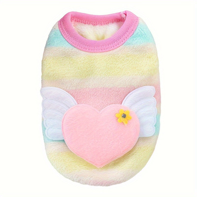 Gilet douillet en polaire pour chien avec jolis motifs d'animaux : lapin, escargot, grenouille, poney, etc - idéal pour les petites races - lavable à la main uniquement