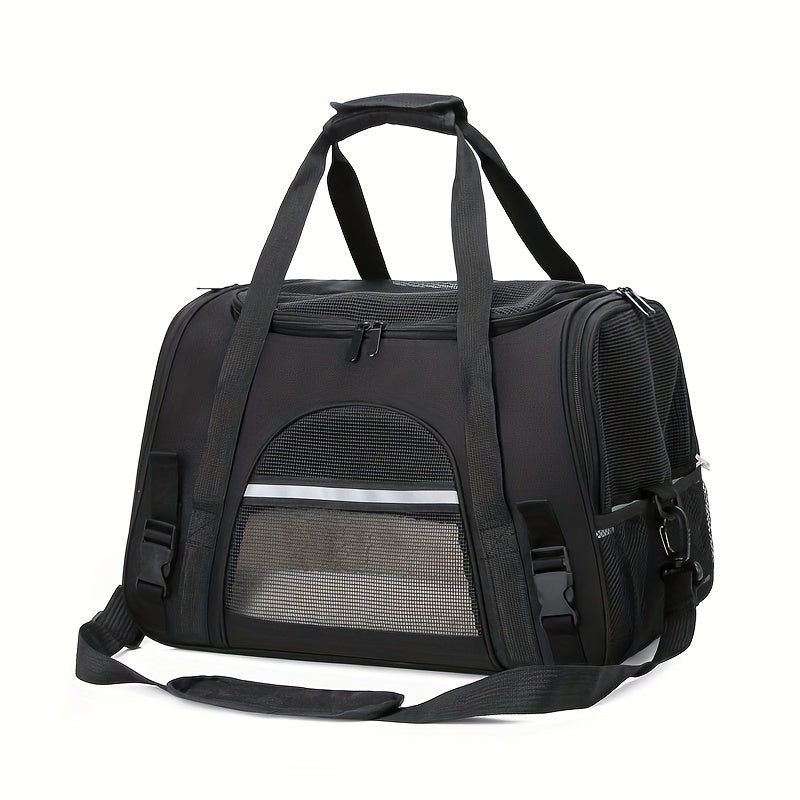 Sac de transport pour chien et chat, conçu en maille pour une aération totale et un confort optimal de votre animal, divers coloris