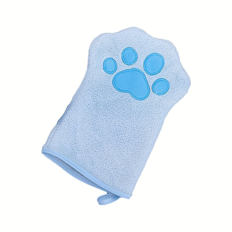 Gants de toilette pour chiens et chats, en microfibres, diverses couleurs